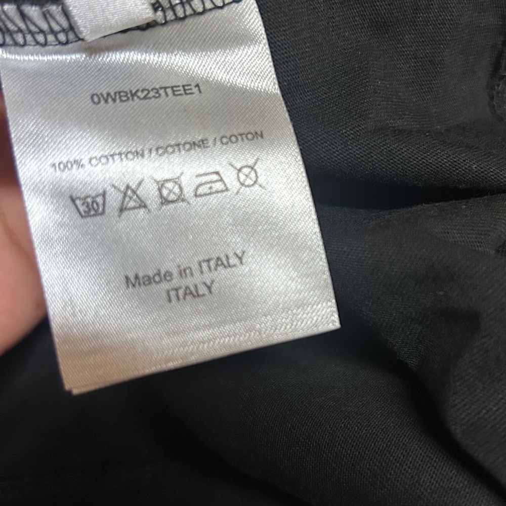 Dior Black Short Sleeve Men's Tee - Picture 4 of 8